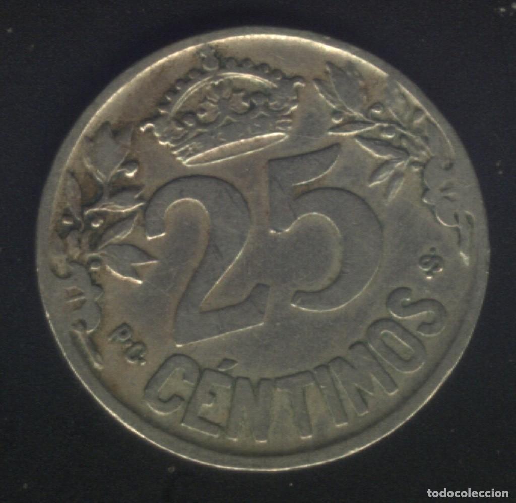 Monedas de Espa&ntilde;a: X-067- ESPA&Ntilde;A. 25 CENTIMOS. 1925. MBC. - Foto 2