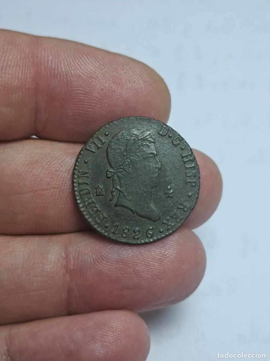 Monedas de Espa&ntilde;a: NT/ 4 MARAVEDIES 1826 SEGOVIA BONITOS (E830) - Foto 1