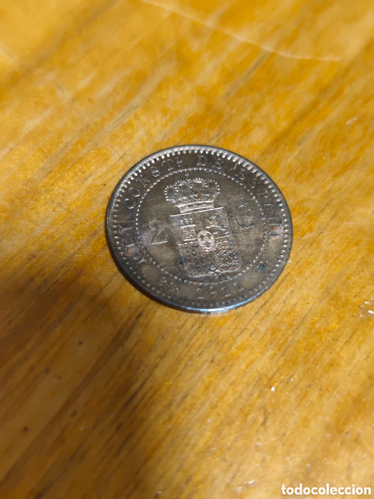 Monedas de Espa&ntilde;a: 2 centimos 1911 Alfonso XIII - Foto 2