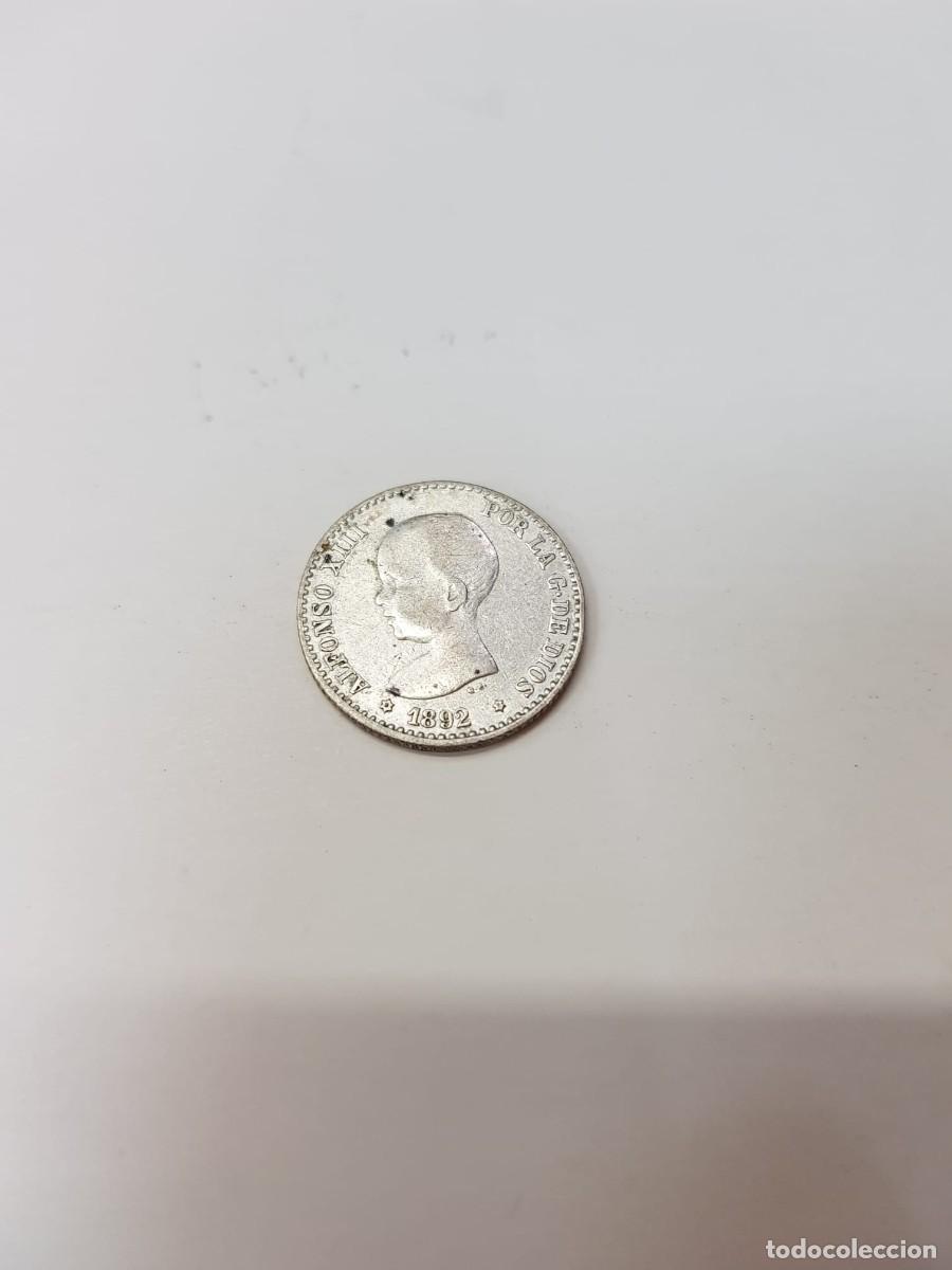 Monedas de Espa&ntilde;a: ALFONSO XIII- 50 CENTIMOS-1892*9-2 PGM - Foto 1