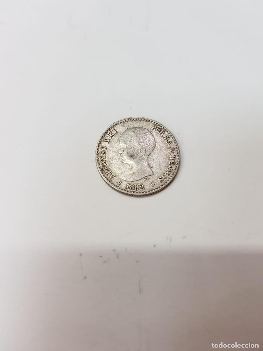 Monedas de Espa&ntilde;a: ALFONSO XIII- 50 CENTIMOS- 1892*9-2 PGM - Foto 1