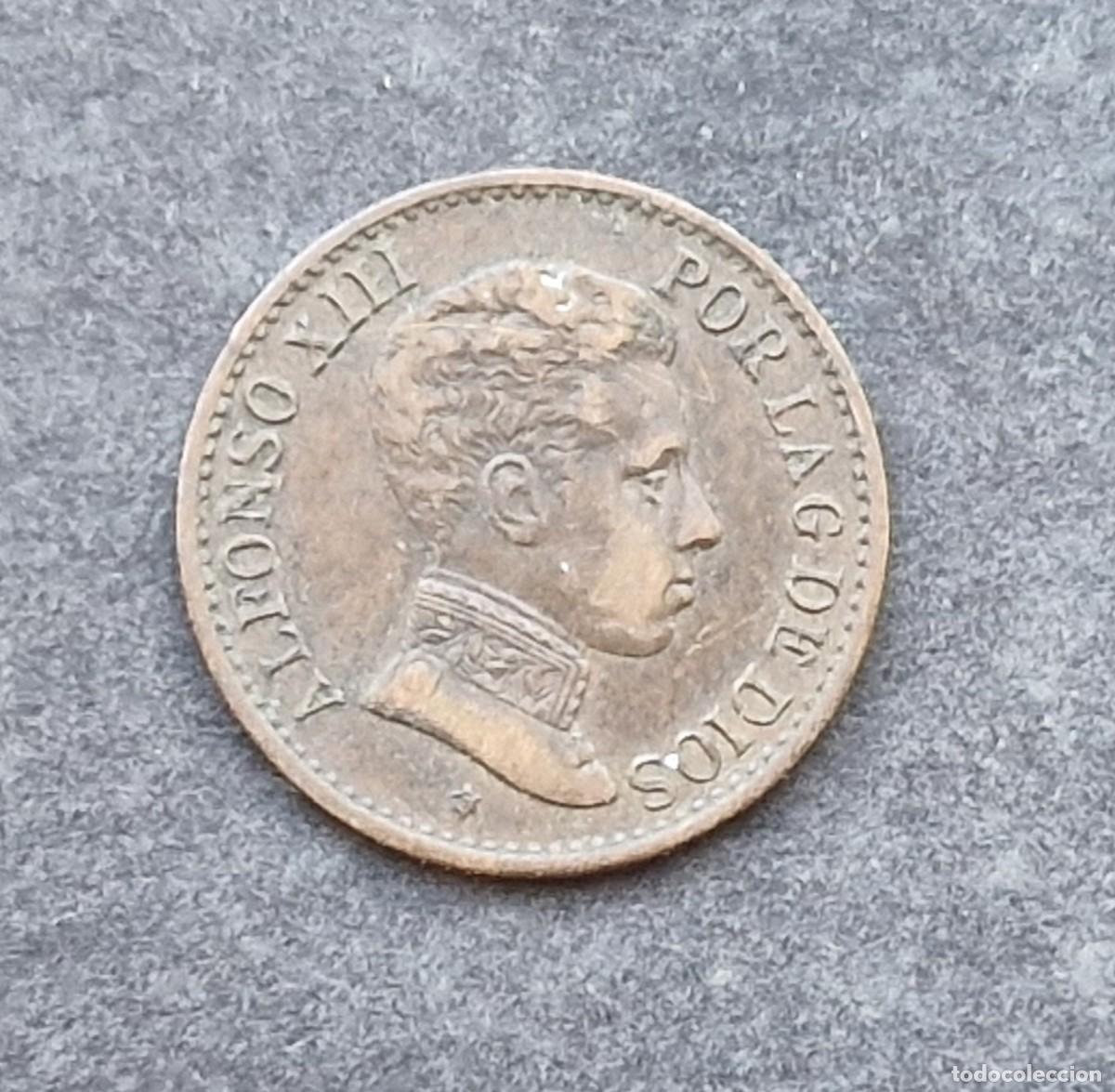 Monedas de Espa&ntilde;a: 1 CENTIMO 1906 *6 ALFONSO XIII - Foto 2