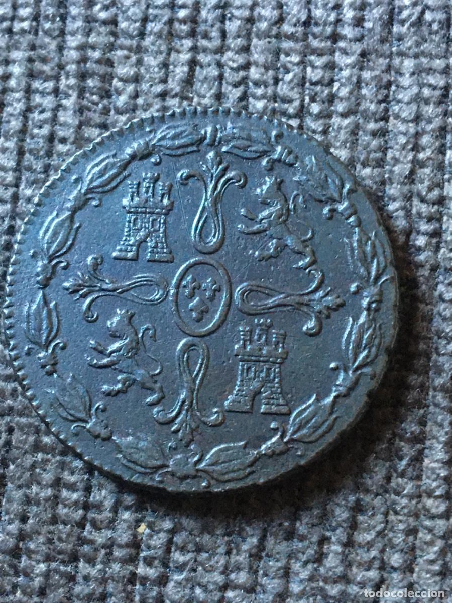 Monedas de Espa&ntilde;a: 8 maravedis fernando vii 1825 - Foto 2