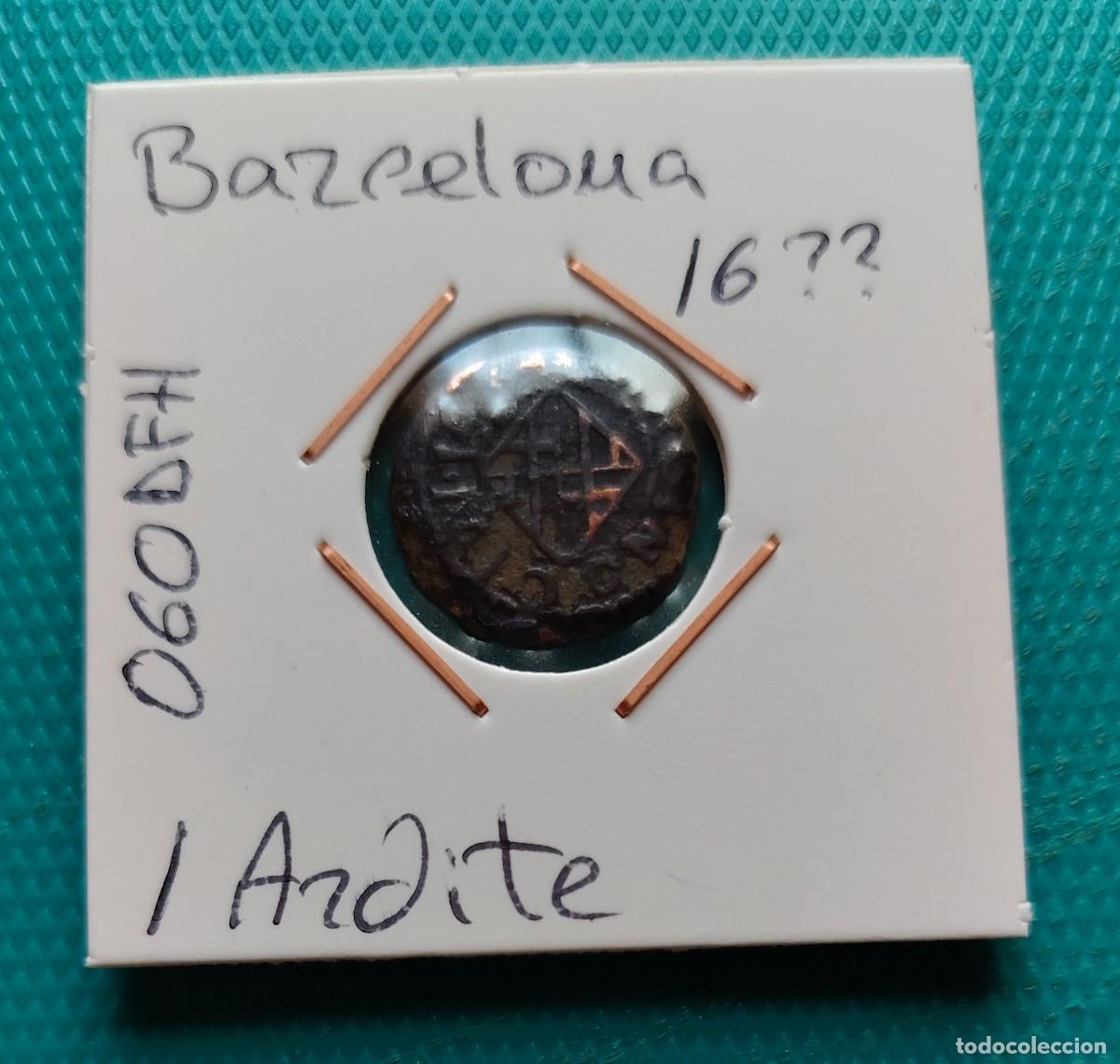 Monedas de Espa&ntilde;a: MONEDA DE BARCELONA - 1 ARDITE A&Ntilde;O 16?? - 060DFH - Foto 1