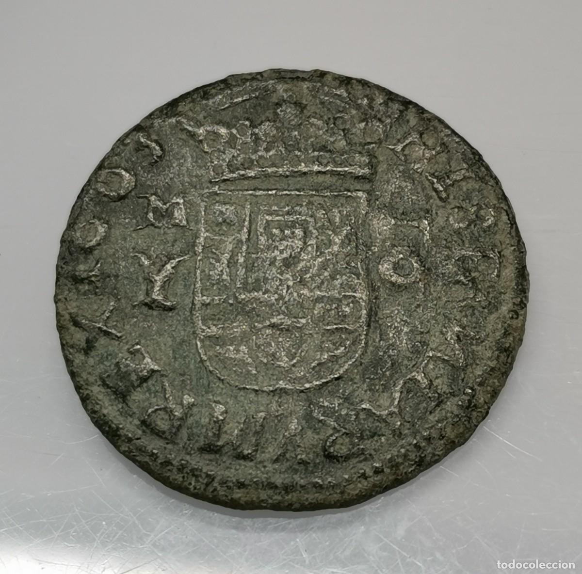 Monedas de Espa&ntilde;a: Felipe IV 16 Maraved&iacute;s 1663 Madrid. MY - Foto 1