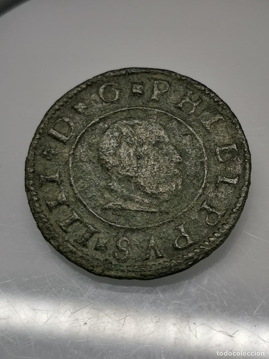 Monedas de Espa&ntilde;a: Felipe IV 16 Maraved&iacute;s 1663 Madrid. MY - Foto 2