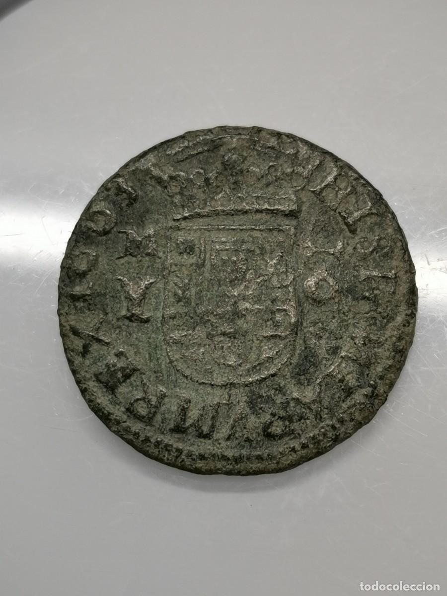 Monedas de Espa&ntilde;a: Felipe IV 16 Maraved&iacute;s 1663 Madrid. MY - Foto 3