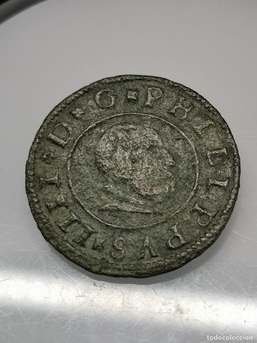 Monedas de Espa&ntilde;a: Felipe IV 16 Maraved&iacute;s 1663 Madrid. MY - Foto 4