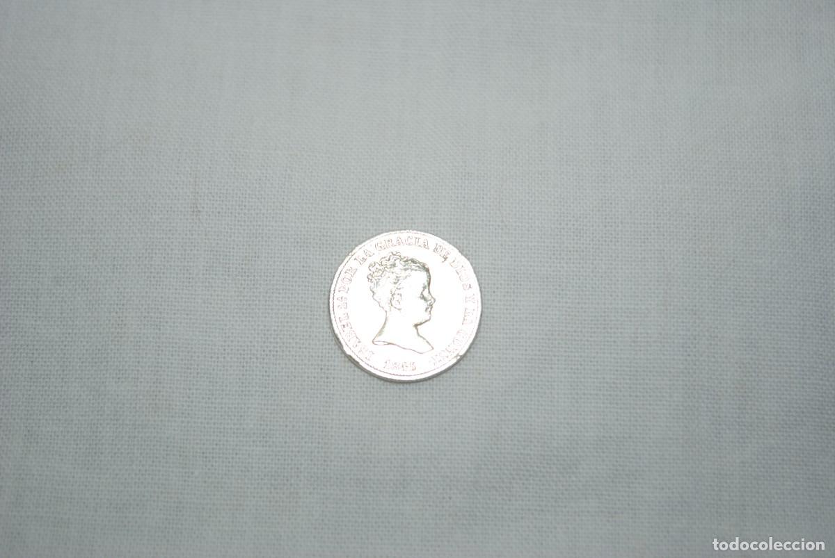 Monedas de Espa&ntilde;a: UN REAL DE ISABEL I I , 1845 - Foto 2