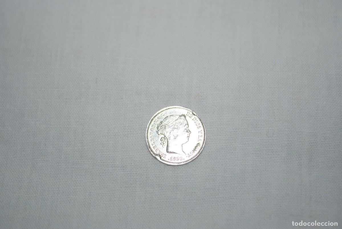 Monedas de Espa&ntilde;a: 50 CENTIMOS ISABEL I I , 1859 - Foto 2