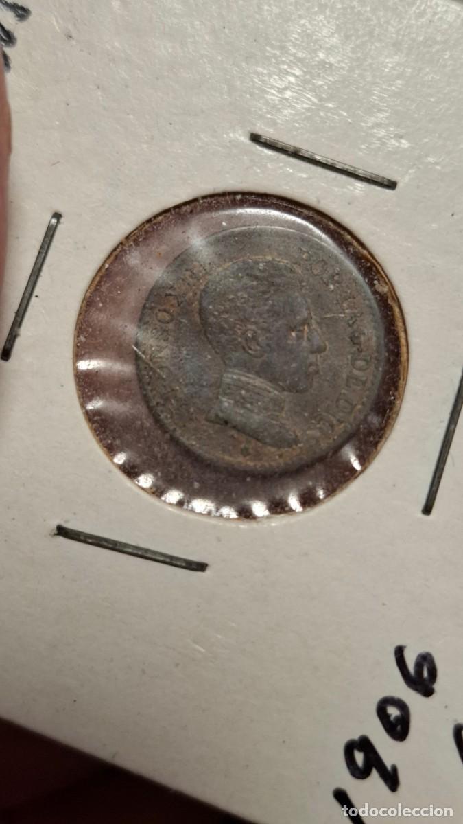 Monedas de Espa&ntilde;a: MONEDA DE 1 C&Eacute;NTIMO DE ALFONSO XIII DE 1906*6 - Foto 1