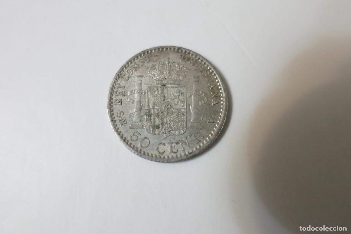 Monedas de Espa&ntilde;a: Espa&ntilde;a 50 centimos 1904 perfecta - Foto 2