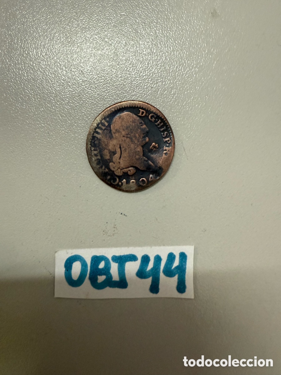 Monedas de Espa&ntilde;a: 8 maraved&iacute;es de 1804. - Foto 2