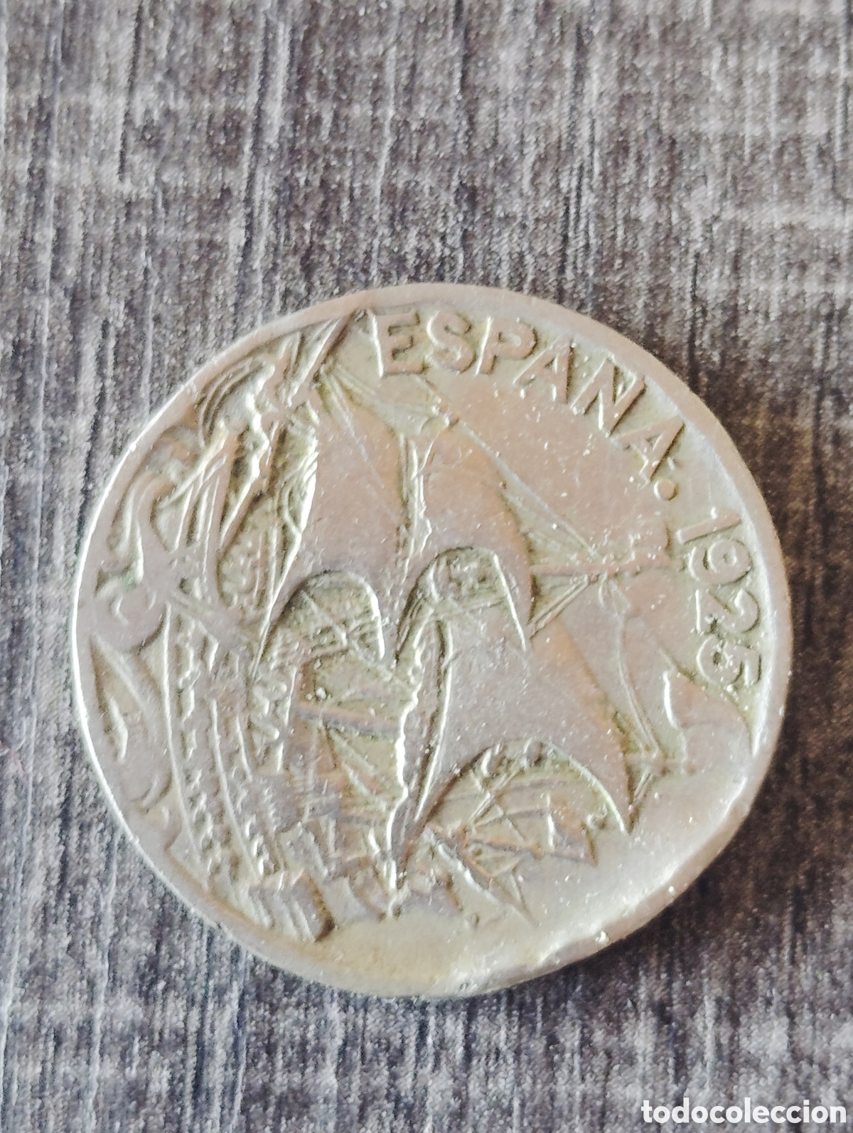 Monedas de Espa&ntilde;a: Moneda espa&ntilde;ola de Alfonso XIII de 25 c&eacute;ntimos de 1925 - Foto 2
