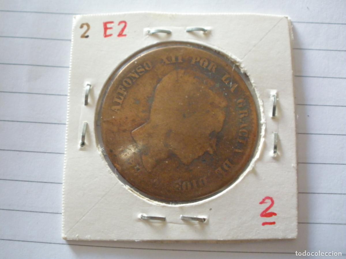 Monedas de Espa&ntilde;a: MONEDA ALFONSO XII 10 CENTIMOS - 1879 - Foto 3