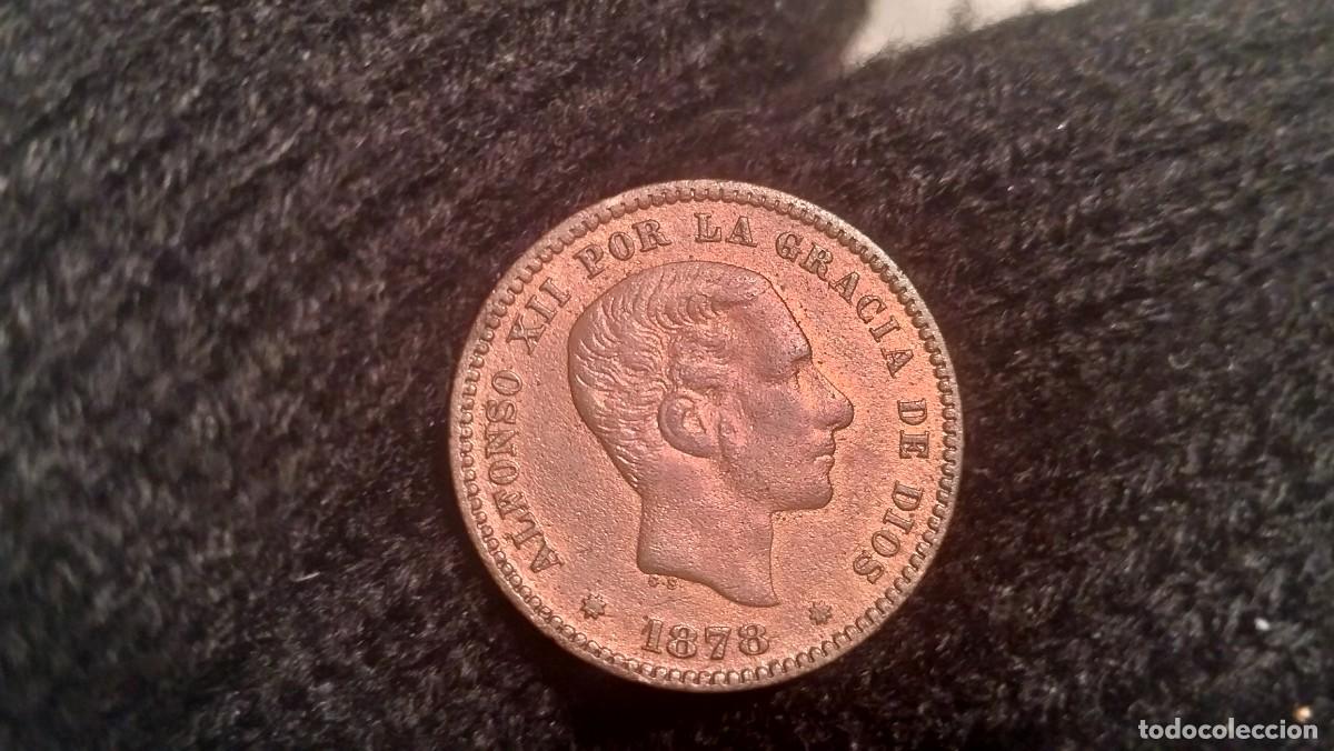 Monedas de Espa&ntilde;a: Alfonso XII 5 c&eacute;ntimos 1878 Barcelona - Foto 1