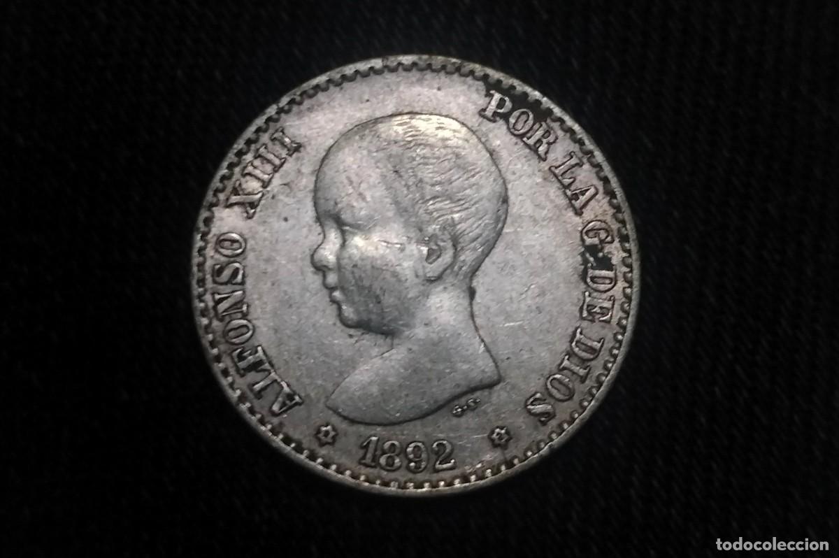 Monedas de Espa&ntilde;a: Variante *2 *2! Alfonso XII 50 c&eacute;ntimos - Foto 1