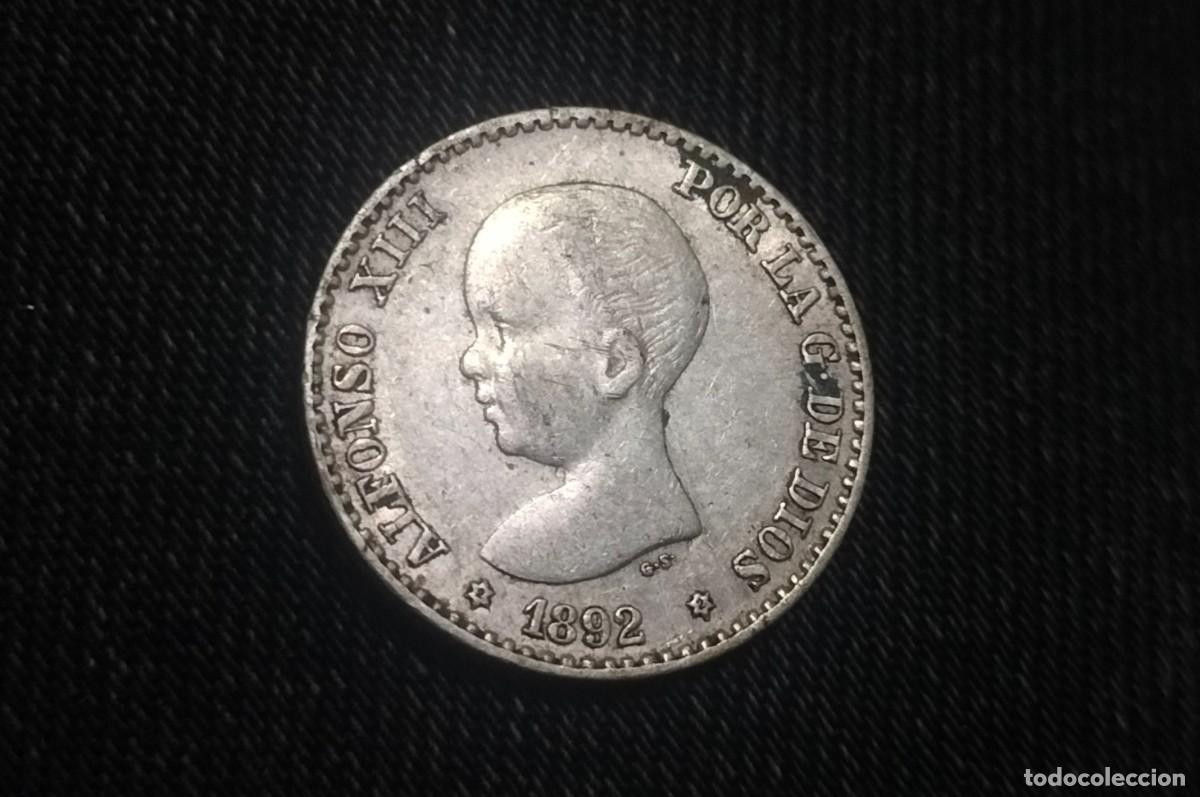 Monedas de Espa&ntilde;a: Variante *2 *2! Alfonso XII 50 c&eacute;ntimos - Foto 3