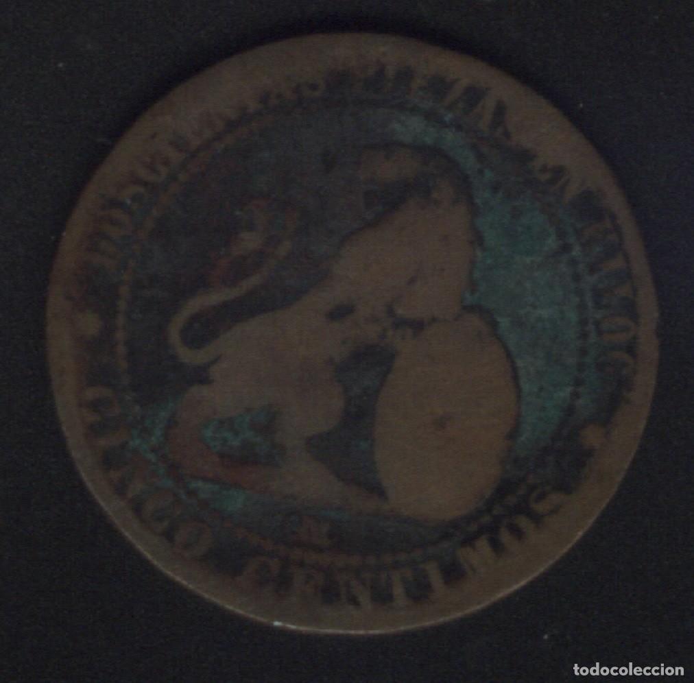 Monedas de Espa&ntilde;a: X-219- ESPA&Ntilde;A. 5 CENTIMOS. 1870. MC. - Foto 1