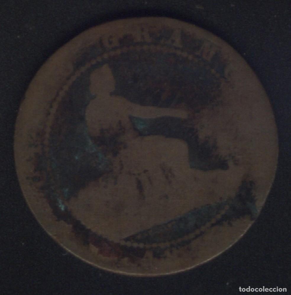 Monedas de Espa&ntilde;a: X-219- ESPA&Ntilde;A. 5 CENTIMOS. 1870. MC. - Foto 2