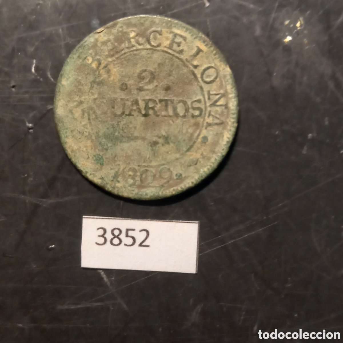 Monedas de Espa&ntilde;a: Espa&ntilde;a 2 quarts 1809 - Foto 2