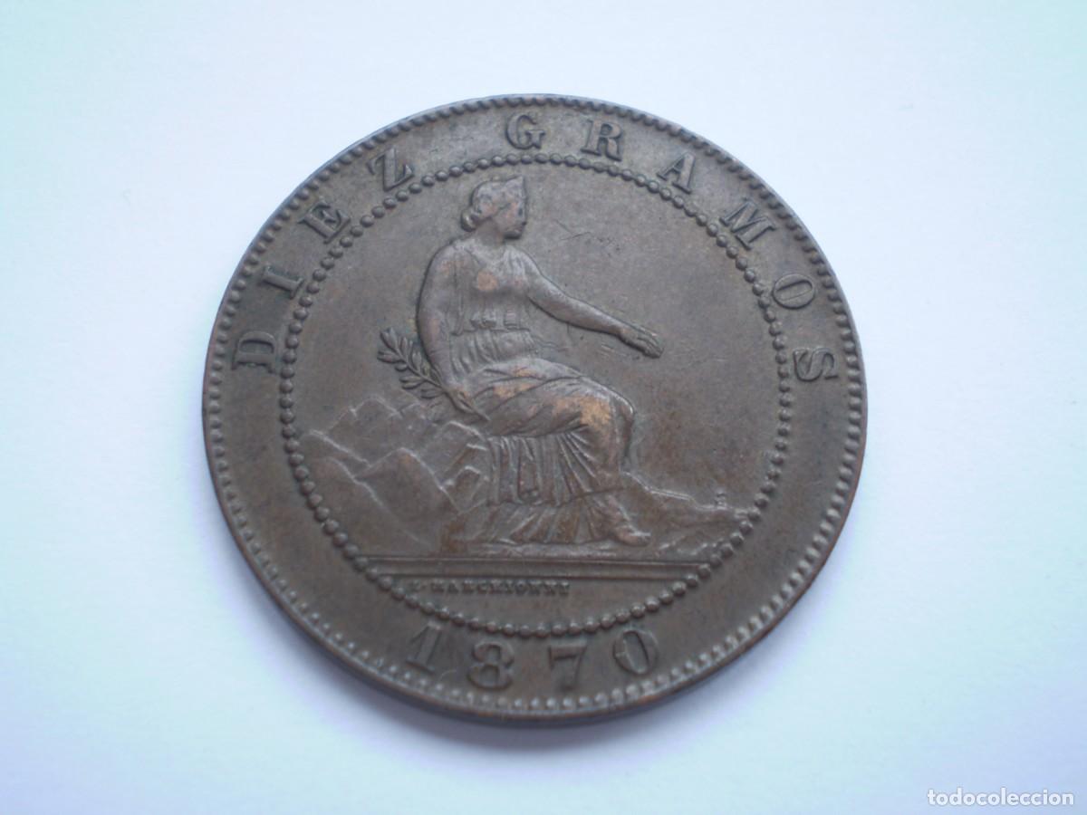 Monedas de Espa&ntilde;a: 28SCE14 Espa&ntilde;a 1870 OM 10 c&eacute;ntimos - Foto 4