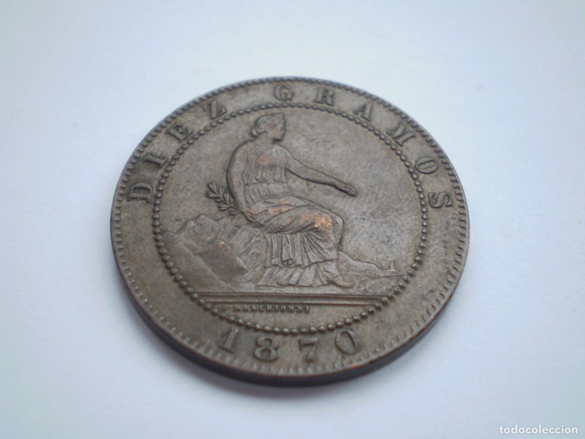 Monedas de Espa&ntilde;a: 28SCE14 Espa&ntilde;a 1870 OM 10 c&eacute;ntimos - Foto 5