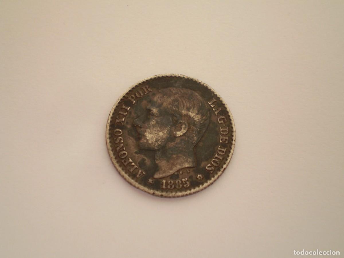 Monedas de Espa&ntilde;a: 52SCE14 Espa&ntilde;a 50 c&eacute;ntimos 1885 MSM - Foto 1