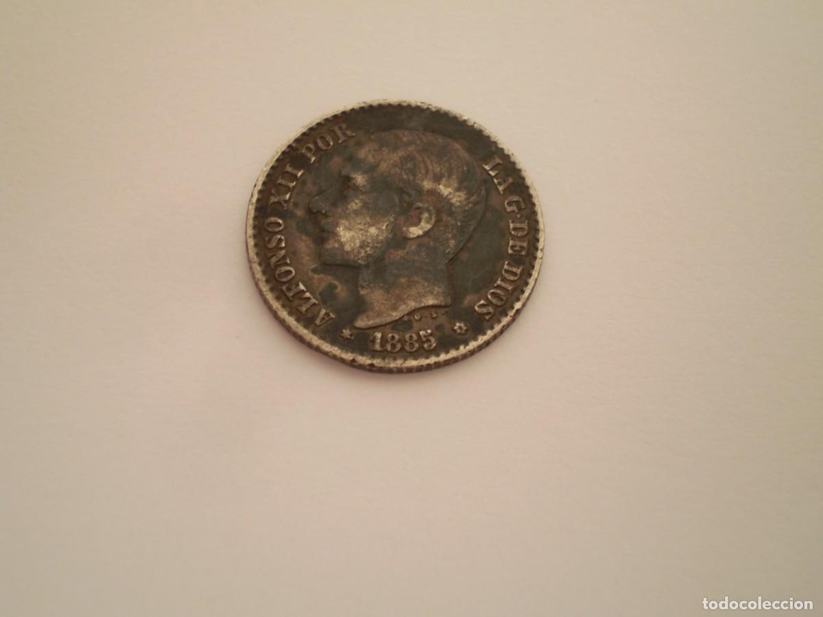 Monedas de Espa&ntilde;a: 52SCE14 Espa&ntilde;a 50 c&eacute;ntimos 1885 MSM - Foto 3