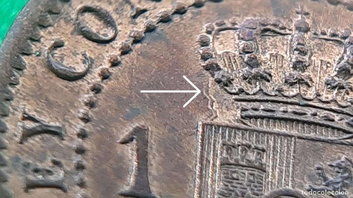 Monedas de Espa&ntilde;a: (ERROR-ESPA&Ntilde;A)(1906*6 SL V) 1 C&Eacute;NTIMO CON REPINTE EN REVERSO - Foto 6