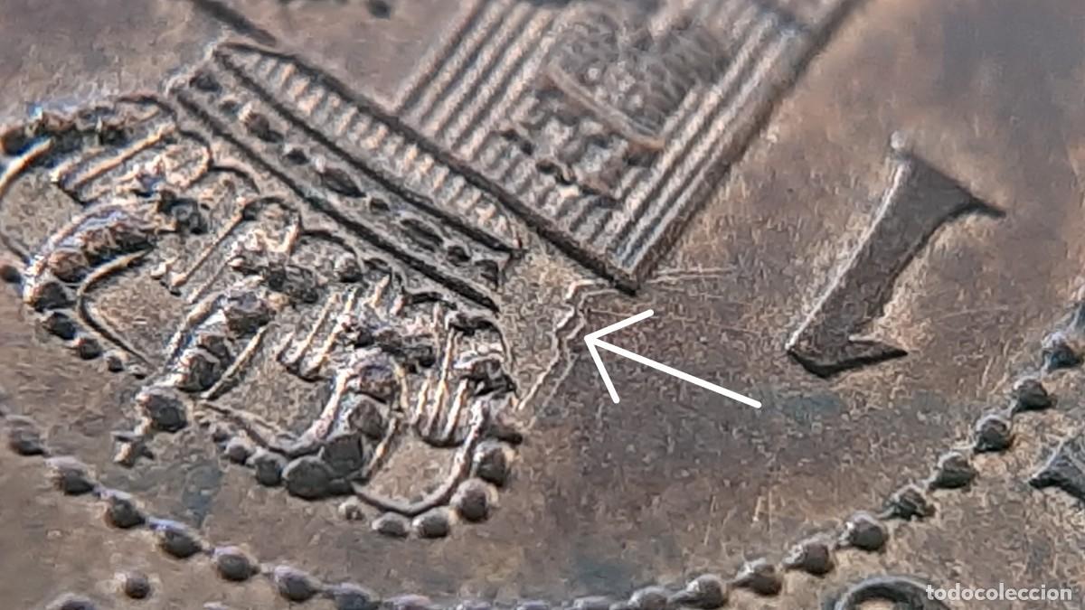 Monedas de Espa&ntilde;a: (ERROR-ESPA&Ntilde;A)(1906*6 SL V) 1 C&Eacute;NTIMO CON REPINTE EN REVERSO - Foto 7