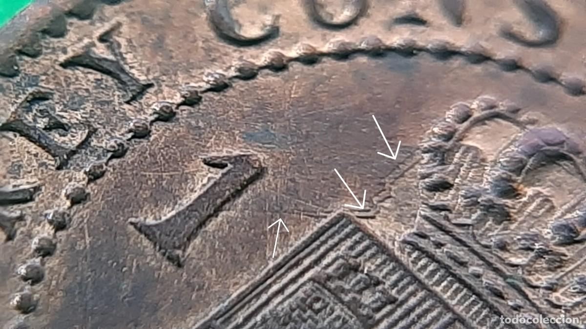 Monedas de Espa&ntilde;a: (ERROR-ESPA&Ntilde;A)(1906*6 SL V) 1 C&Eacute;NTIMO CON REPINTE EN REVERSO - Foto 11