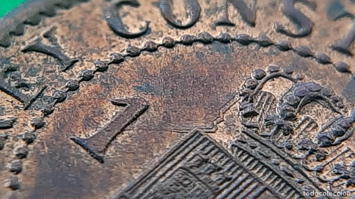 Monedas de Espa&ntilde;a: (ERROR-ESPA&Ntilde;A)(1906*6 SL V) 1 C&Eacute;NTIMO CON REPINTE EN REVERSO - Foto 12