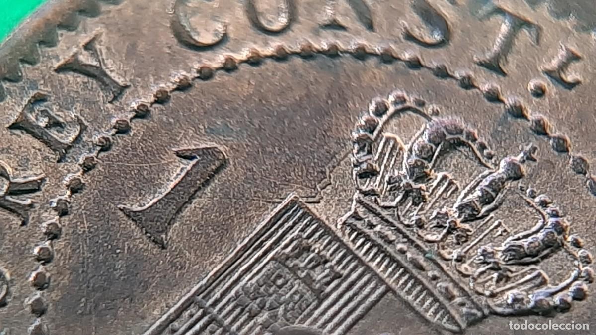 Monedas de Espa&ntilde;a: (ERROR-ESPA&Ntilde;A)(1906*6 SL V) 1 C&Eacute;NTIMO CON REPINTE EN REVERSO - Foto 13