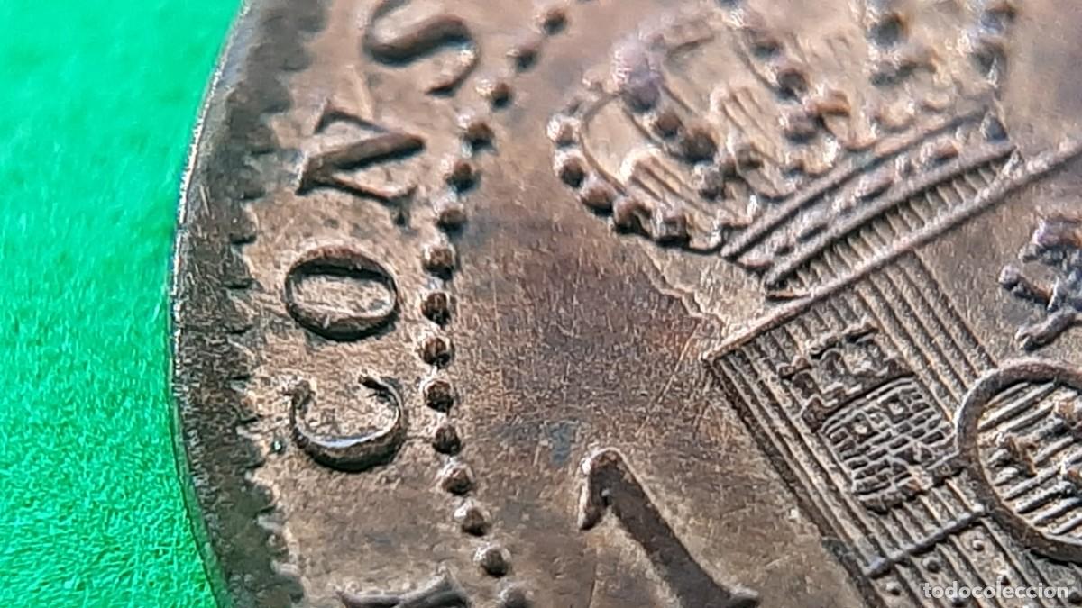 Monedas de Espa&ntilde;a: (ERROR-ESPA&Ntilde;A)(1906*6 SL V) 1 C&Eacute;NTIMO CON REPINTE EN REVERSO - Foto 14