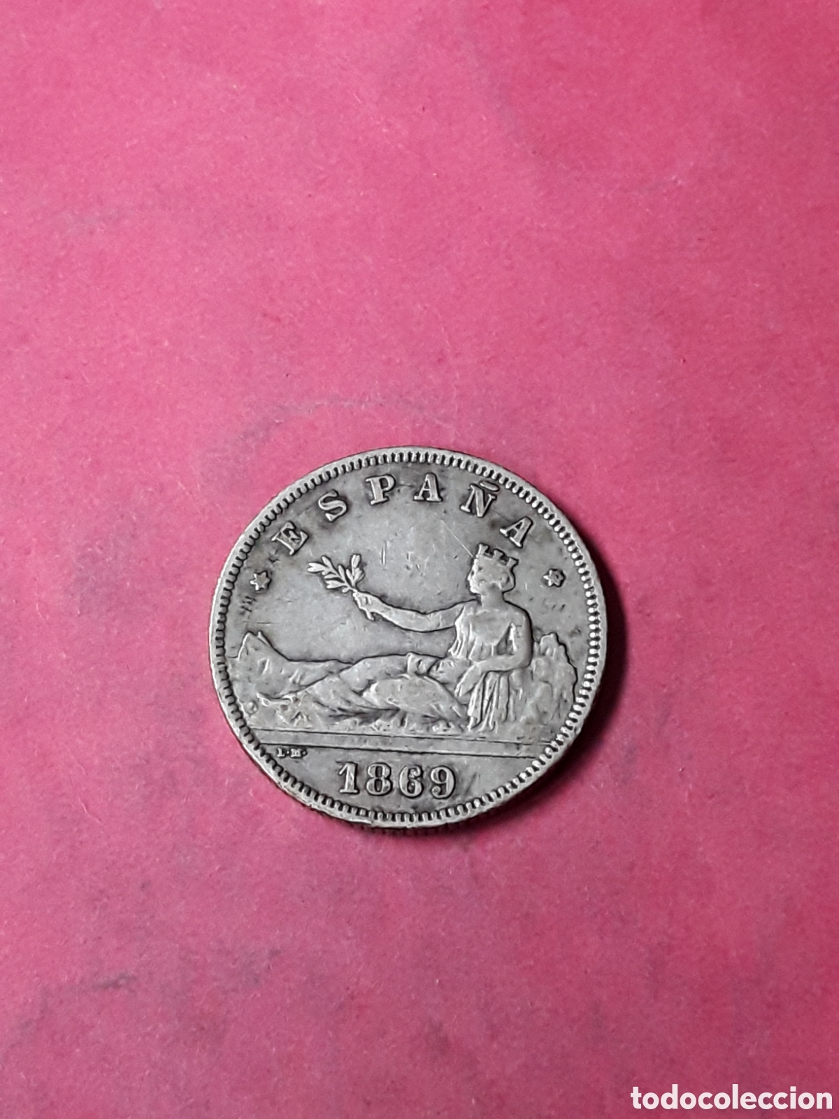 Monedas de Espa&ntilde;a: 2 PESETAS 1869 GOBIERNO PROVISIONAL - Foto 1