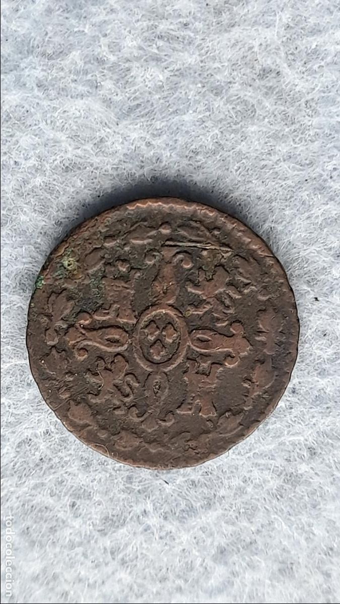 Monedas de Espa&ntilde;a: Fernando VII. 2 Maraved&iacute;s. A&ntilde;o 1828. Ceca de Segovia. - Foto 2