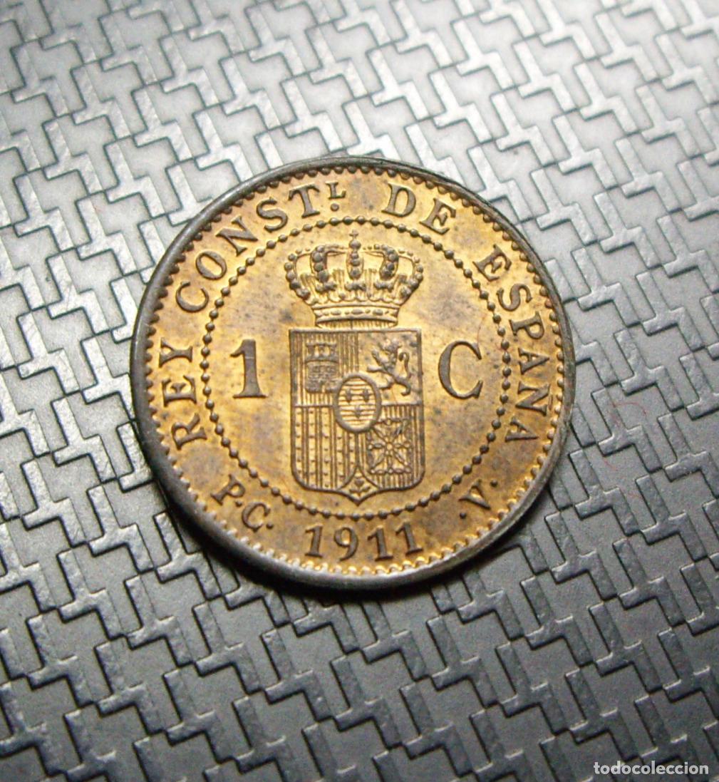 Monedas de Espa&ntilde;a: ALFONSO XIII - 1 CENTIMO 1911 - SIN CIRCULAR - Foto 1