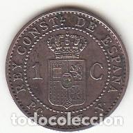 Monedas de Espa&ntilde;a: ESPA&Ntilde;A - 1 CENTIMO DE COBRE DE 1913 *3 - PCV - Foto 2