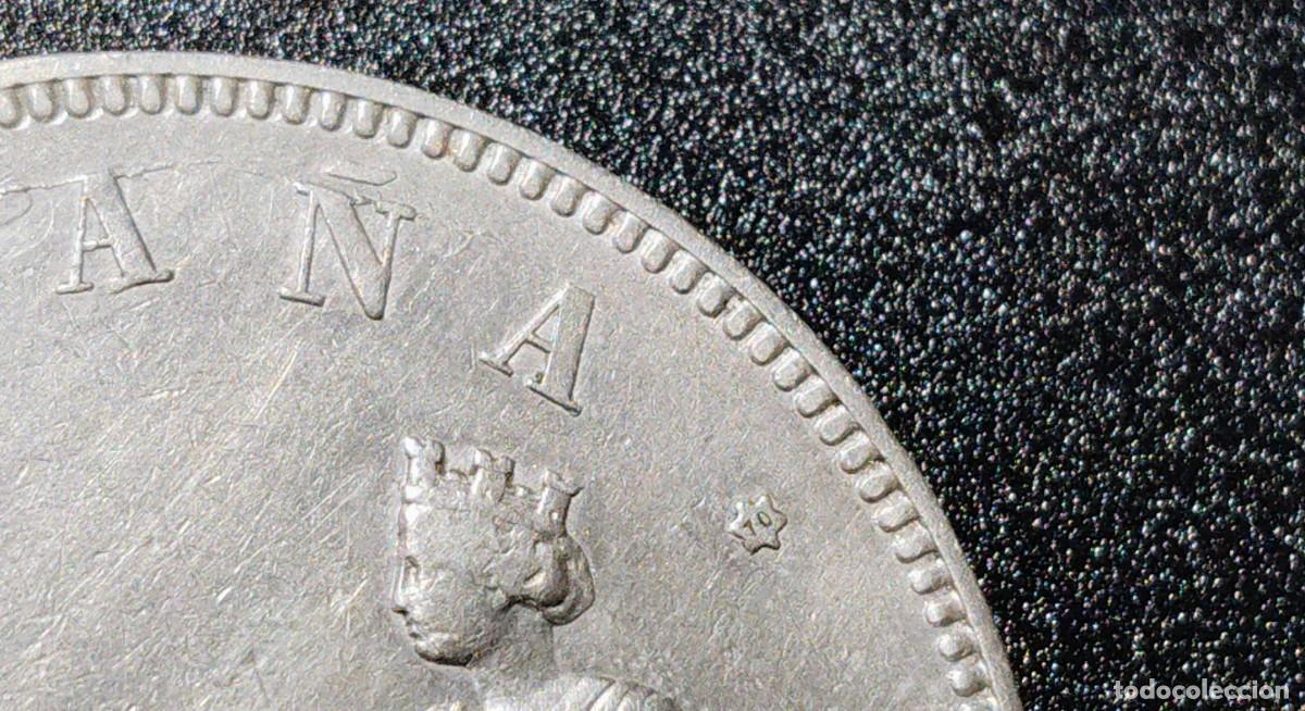 Monedas de Espa&ntilde;a: 5 Pesetas 1870 * 70 Plata - Foto 4