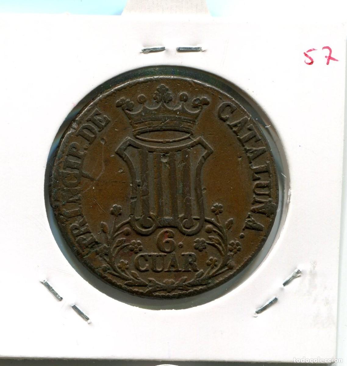 Monedas de Espa&ntilde;a: 6 CUARTOS ISABEL II A&Ntilde;O 1837 ( MES4457 ) - Foto 2