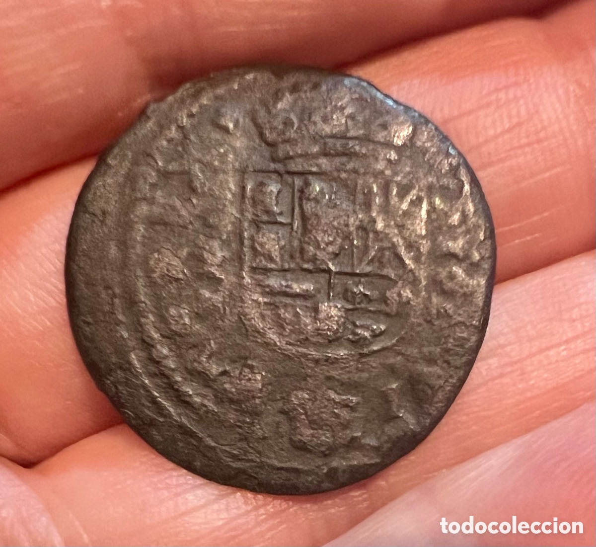 Monedas de Espa&ntilde;a: 16 maraved&iacute;es Felipe IV. 1663 Trujillo - Foto 2
