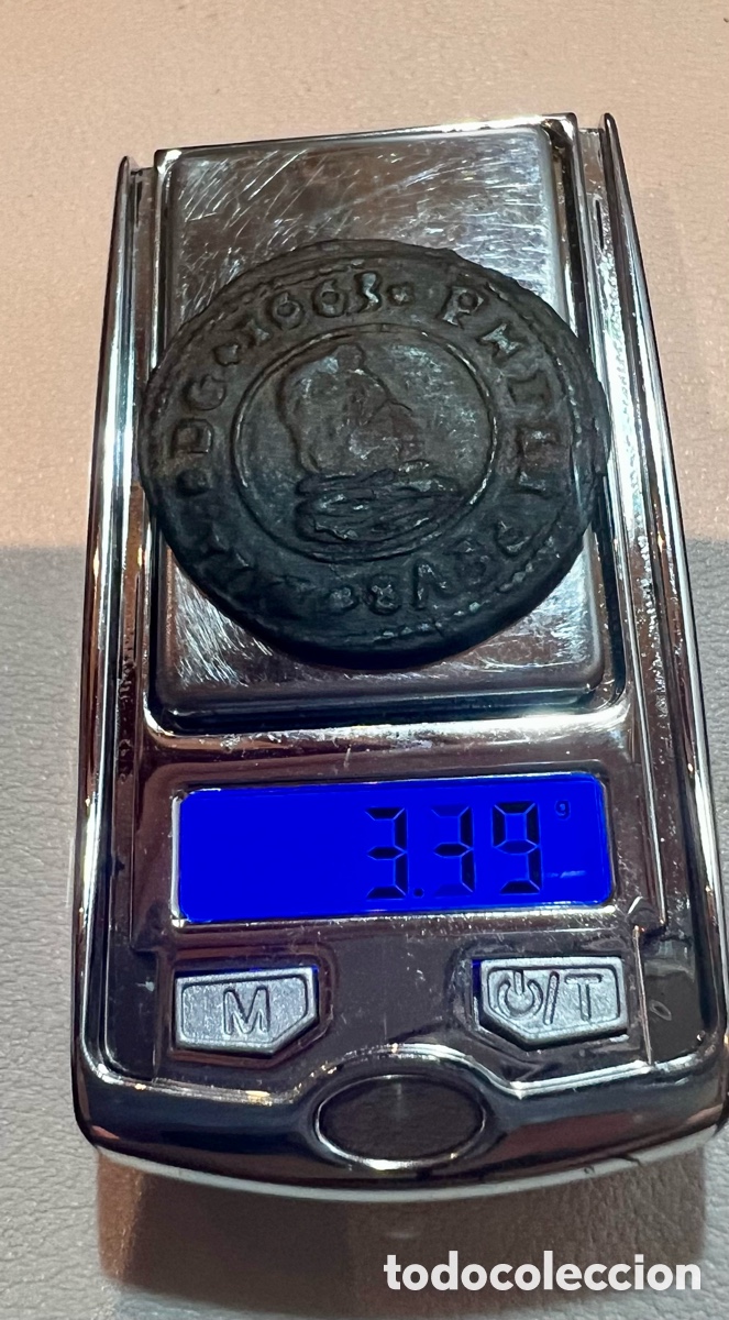 Monedas de Espa&ntilde;a: 16 maraved&iacute;es Felipe IV. 1663 Trujillo - Foto 3