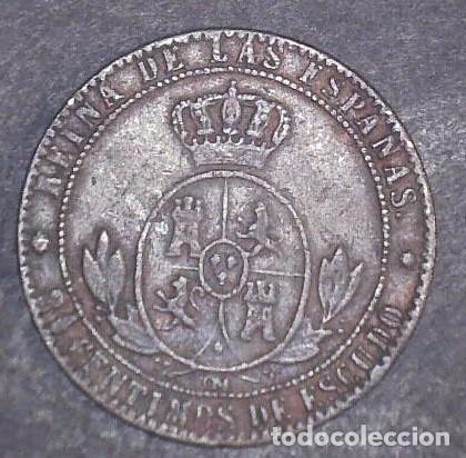 Monedas de Espa&ntilde;a: 2.5 gramos Isabel II a&ntilde;o 1867 - Foto 2