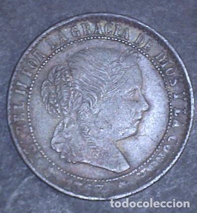 Monedas de Espa&ntilde;a: 2.5 centimos Isabel II a&ntilde;o 1867 - Foto 1