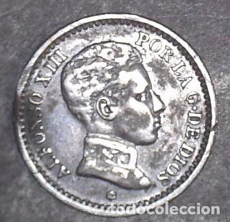 Monedas de Espa&ntilde;a: 2 centimos Alfonso XIII a&ntilde;o 1905 - Foto 1