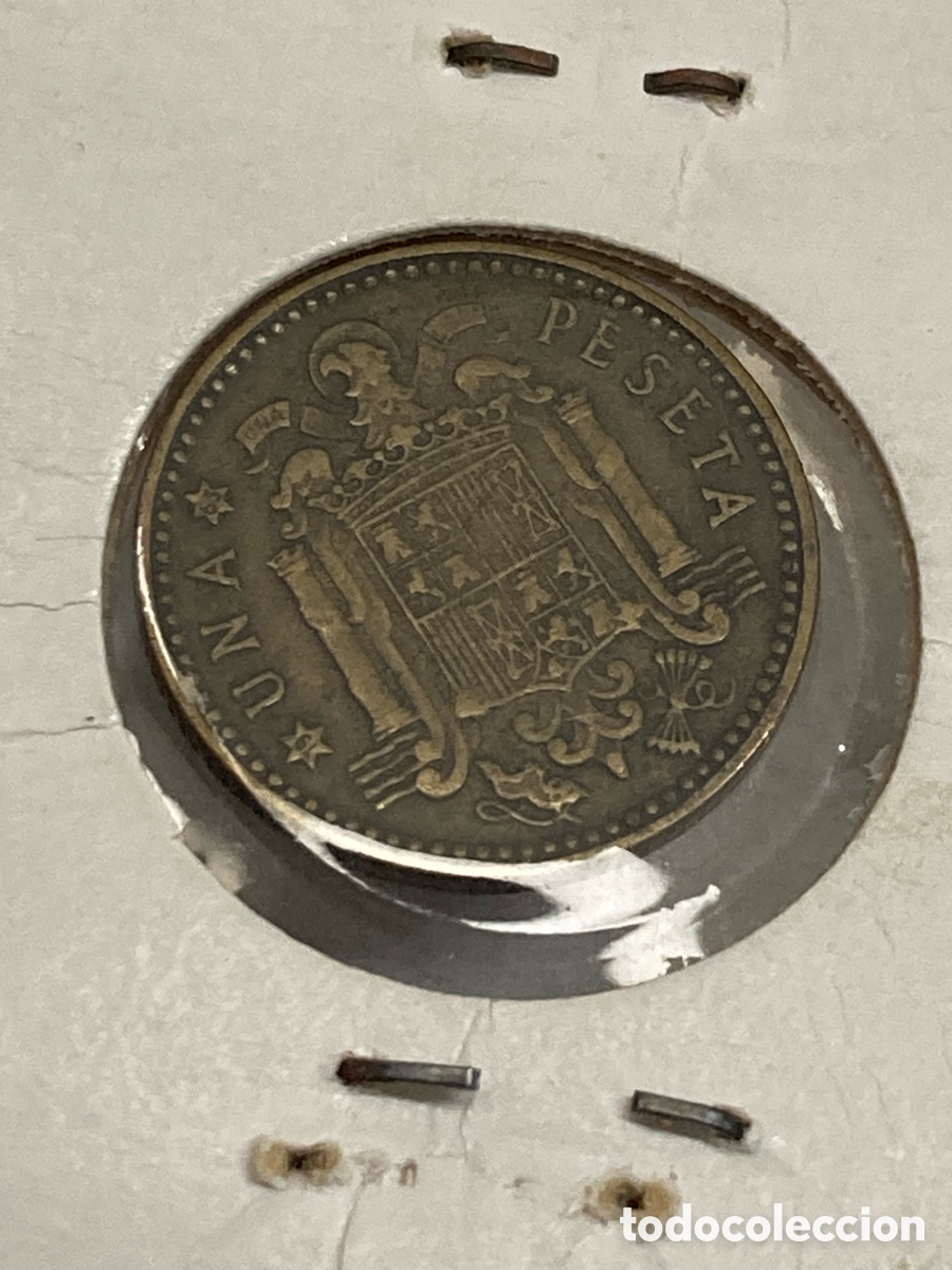 Monedas de Espa&ntilde;a: Moneda 1 peseta 1963 E63 /x24 - Foto 1