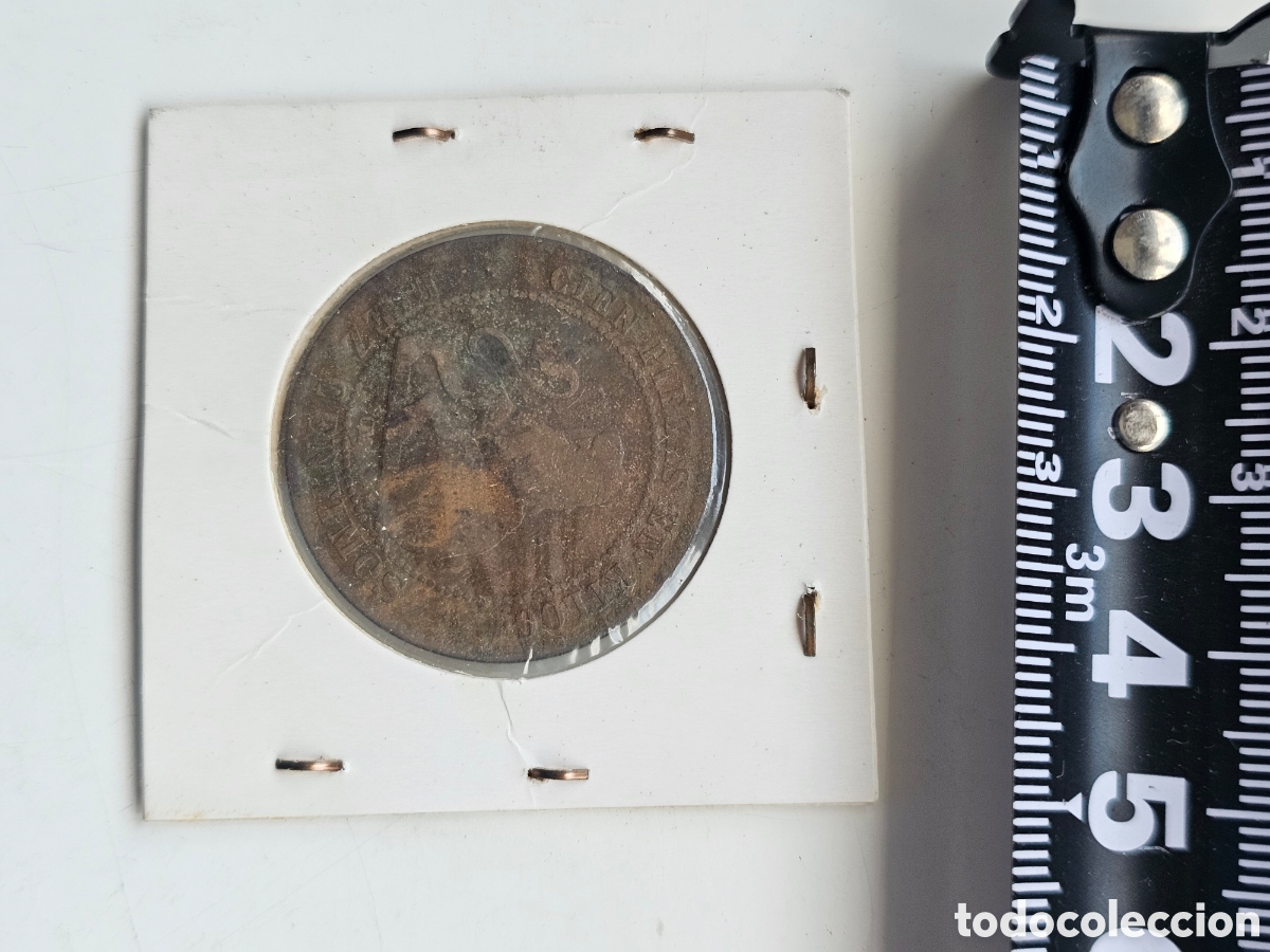 Monedas de Espa&ntilde;a: Moneda de 10 cts de 1870 Gobierno provisional - Foto 5