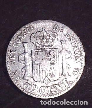 Monedas de Espa&ntilde;a: 50 centimos Alfonso XIII a&ntilde;o 1926 - Foto 2