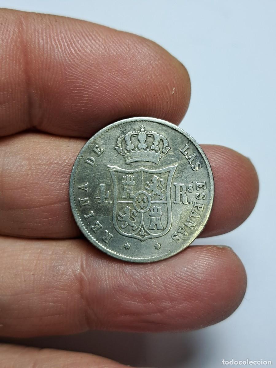 Monedas de Espa&ntilde;a: NT/ ISABEL II 4 REALES 1853 MADRID (E892) - Foto 3